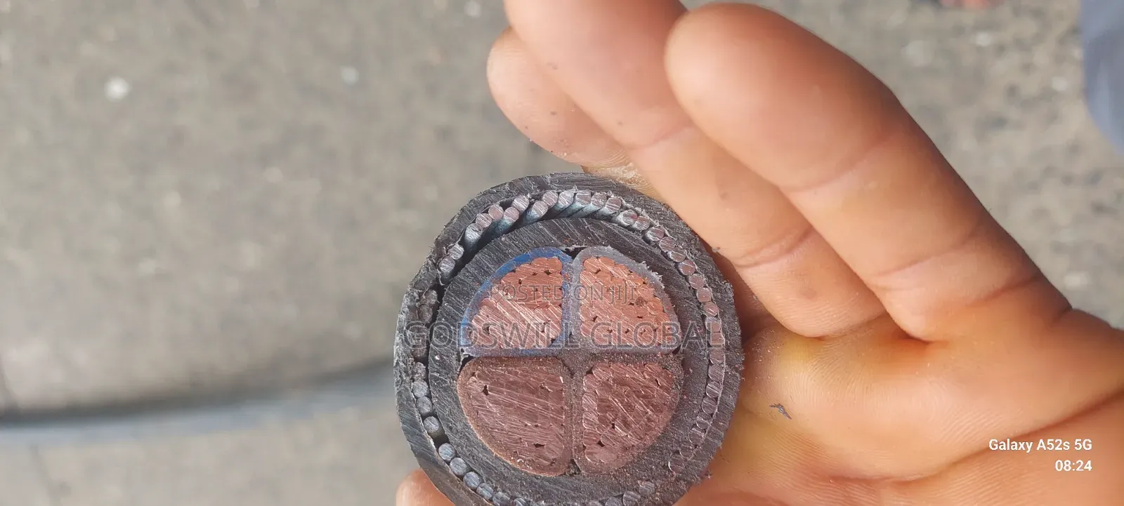 95mmx4core Amoured Cable