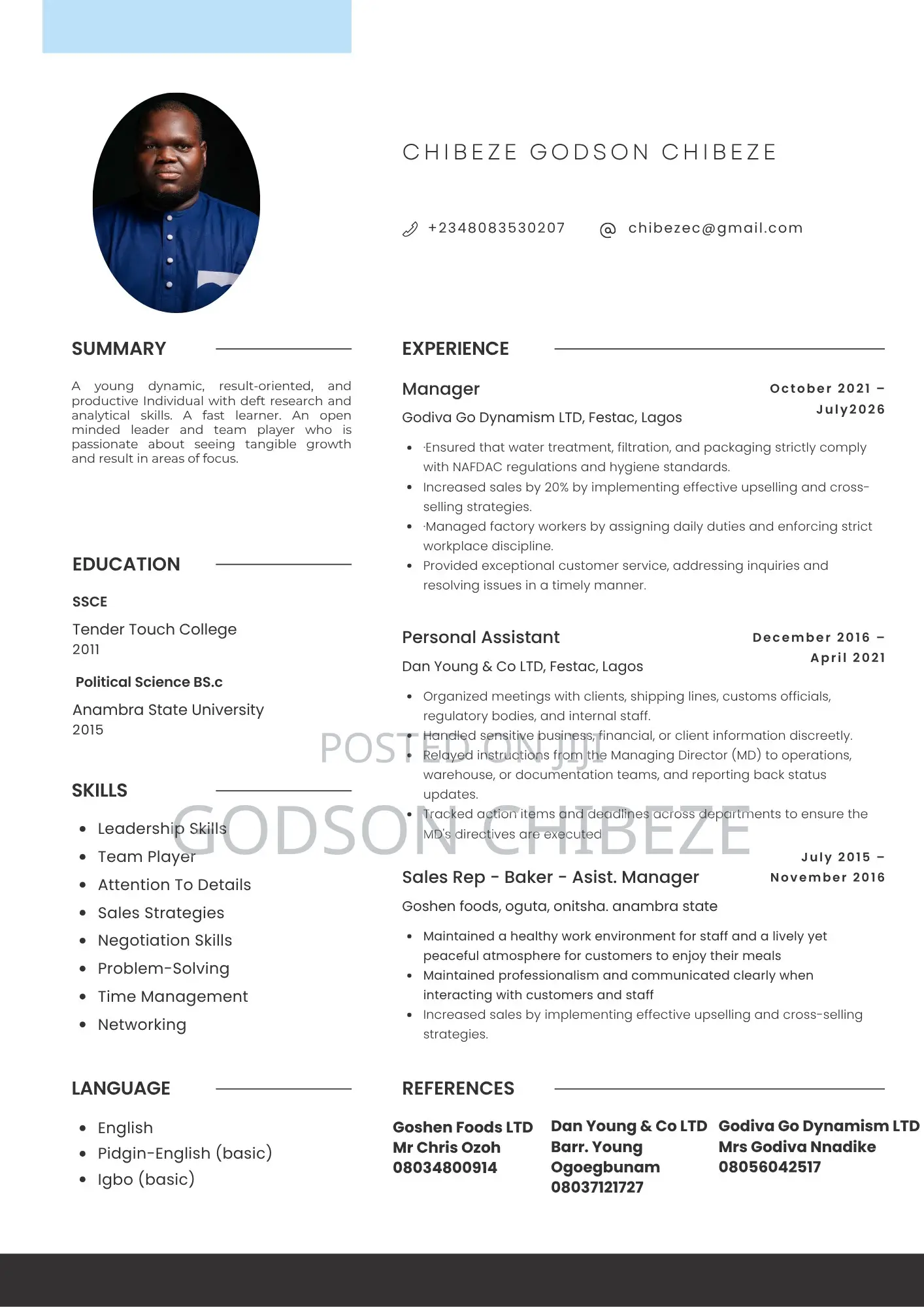 Executive Personal Driver