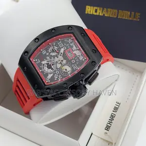 Richard Mille Rubber Strap Automatic Watch