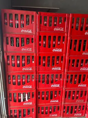 Coca Cola Empty Bottle With Crates