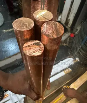 3meter Long 10ft by 20mm Diameter Pure Copper Earth Rod