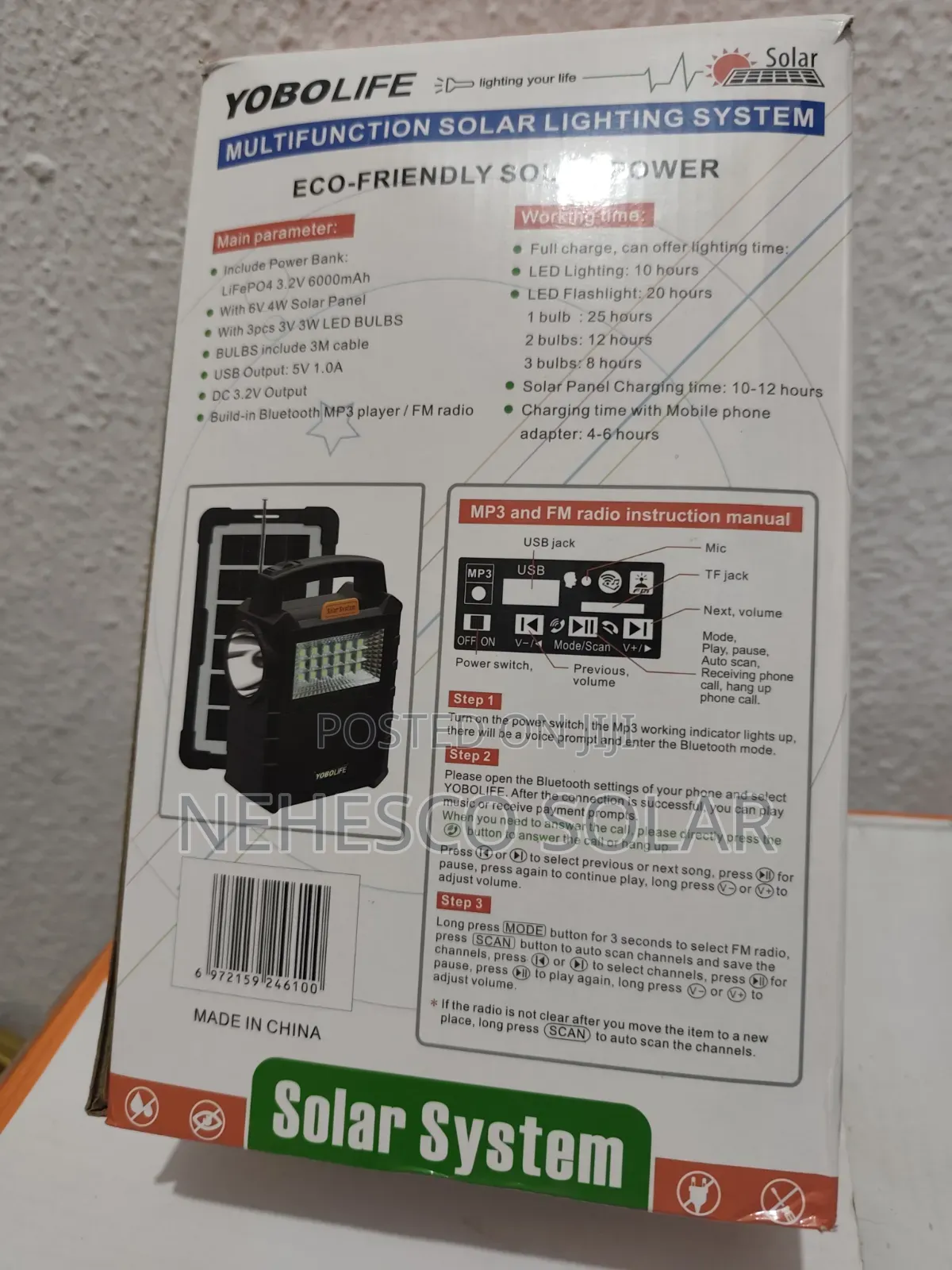 Yobolife Solar Digital Kit – Complete Solar Lighting System
