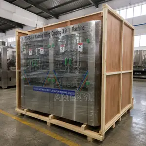 Automatic PET Bottle Washing Filling Capping Machine 3000BPH