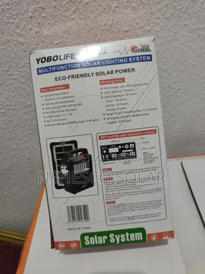 Yobolife Solar Kit With FM Radio MP3 Player – Long Runtime