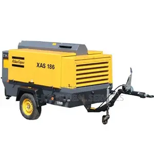 Atlas Copco Xas 186 Towable Diesel Air Compressor