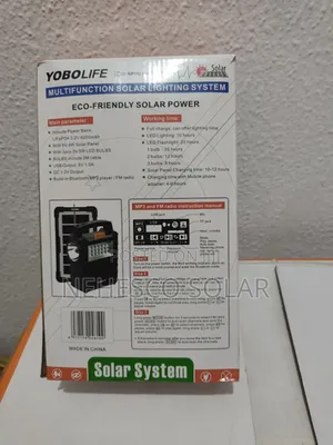 Yobolife Solar Lighting System – No Fuel, No Generator Noise