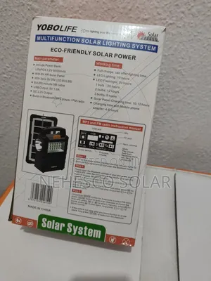 Complete Yobolife Solar System – 3 LED Lamps + Solar Panel
