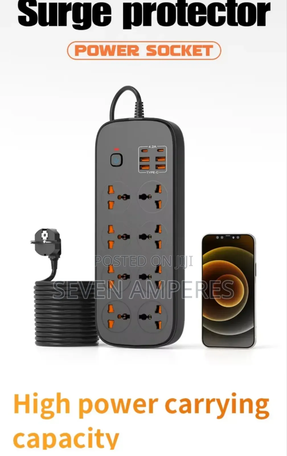 High Quality Extension Box With Surge Protector
