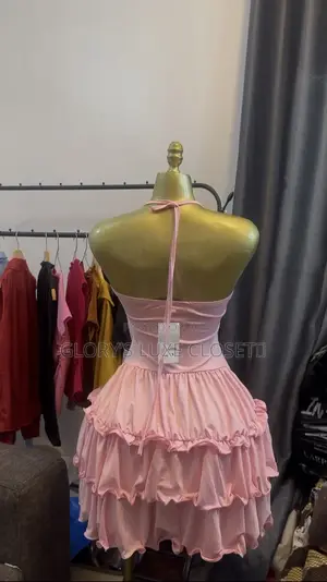 Luxe Corset Ruffle Mini Dress