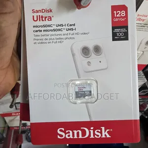 128GB Ultra Microsd 100mb/S Speed Memory Card With Adapter