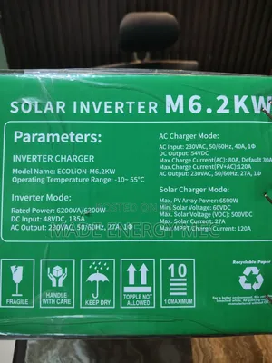  Ecolion M6.2KW 48V Hybrid Solar Inverter – Original Powerful