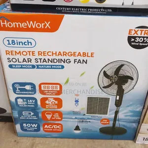 HOMEWORX Rechargeable Standing Fan "18" Inches