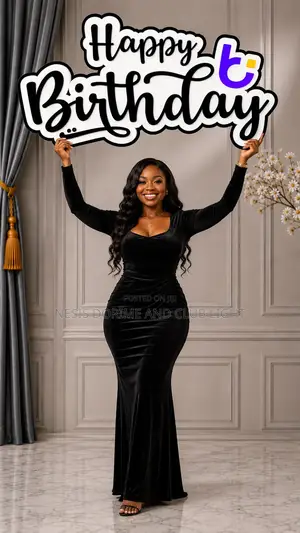 Rechargeable Light-Up Happy Birthday Logo Presenter