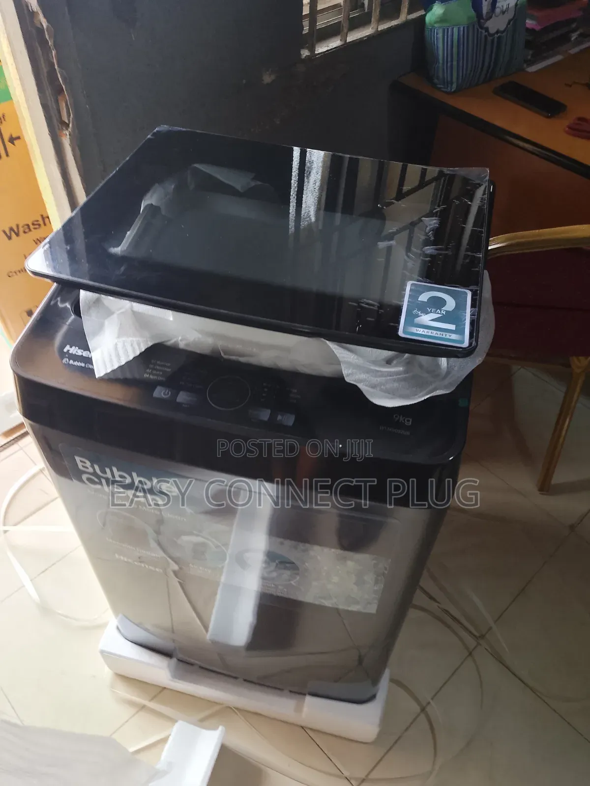 Hisense Top Loader 9kg Automatic W/M.
