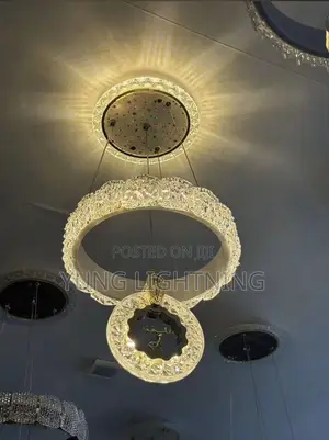 Single Dropping Crystal 3 Colors Chandelier
