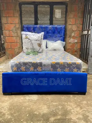 4x6 8 Inches Foreign Orthopedic Mattress + Bed Frame + Fiber Pillows