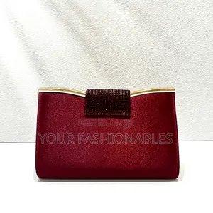 Chic Burgundy Clutch Purse