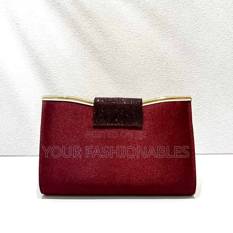 Chic Burgundy Clutch Purse