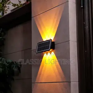 Solar Wall LED Light Outdoor Garden Decoration Wall Lamp