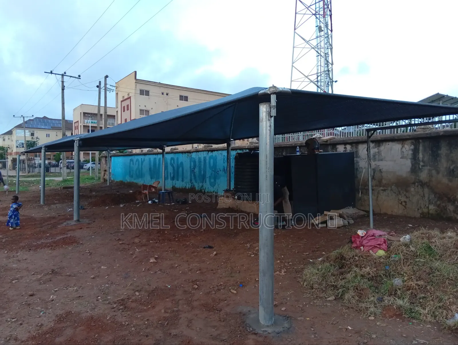 Weatherproof Galvanized Carport System.