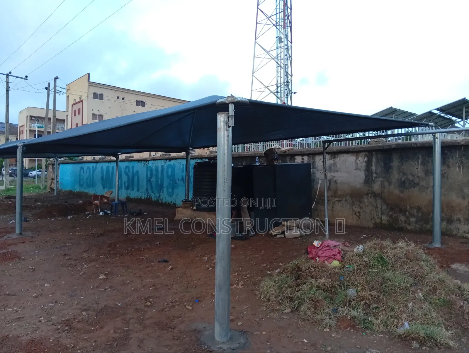 Weatherproof Galvanized Carport System.