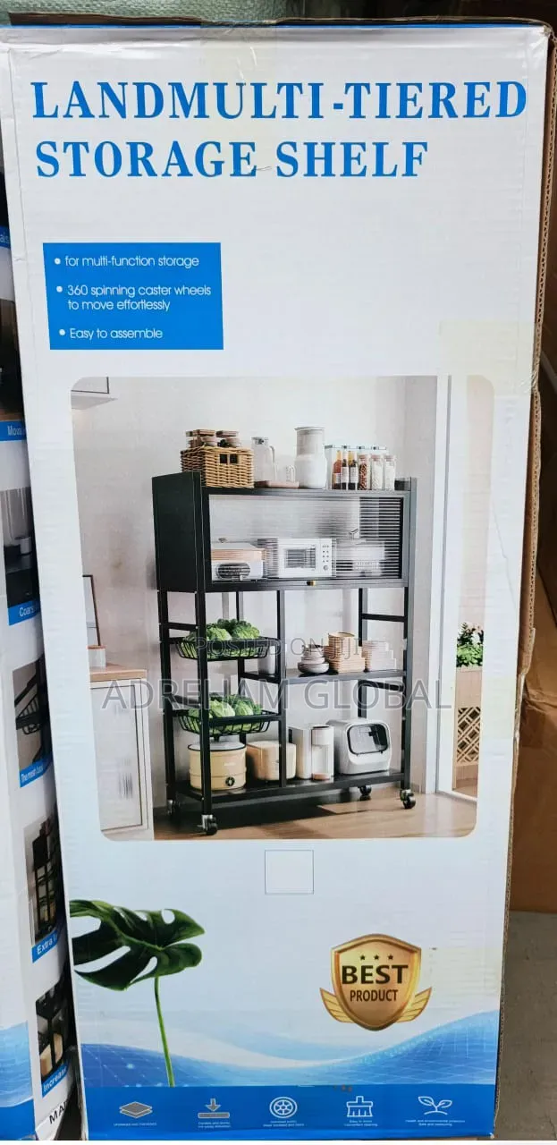 Multi Functional Storage Shelf (The Quality Is Top Notch).