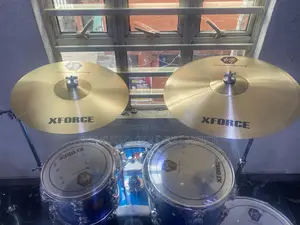 Virgin Sound X Force Drum Set Double Cymbals