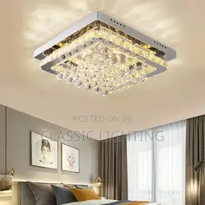 2026 LED Rectangular Modern Minimalist Crystal Light Creative Light