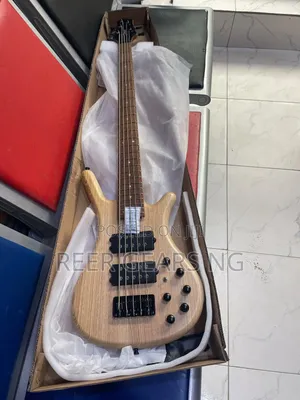 Original Guson 5 Strings Active Bass Guitar Double Battery