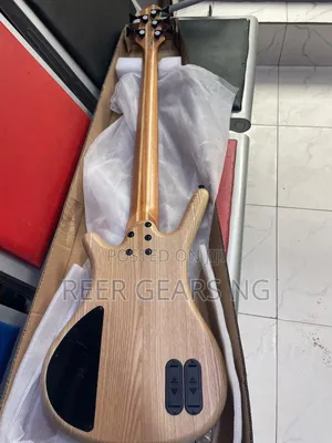 Original Guson 5 Strings Active Bass Guitar Double Battery