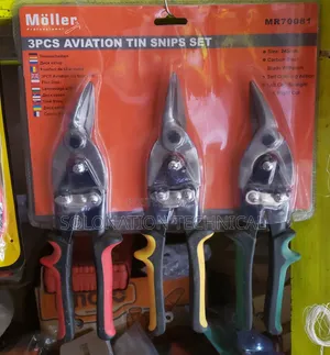 Möller Professional 3-Piece Aviation Tin Snips Set 245mm