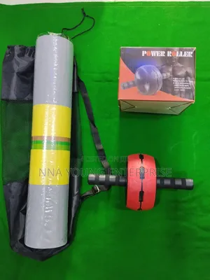 Power Roller Exercise and Gym Mat