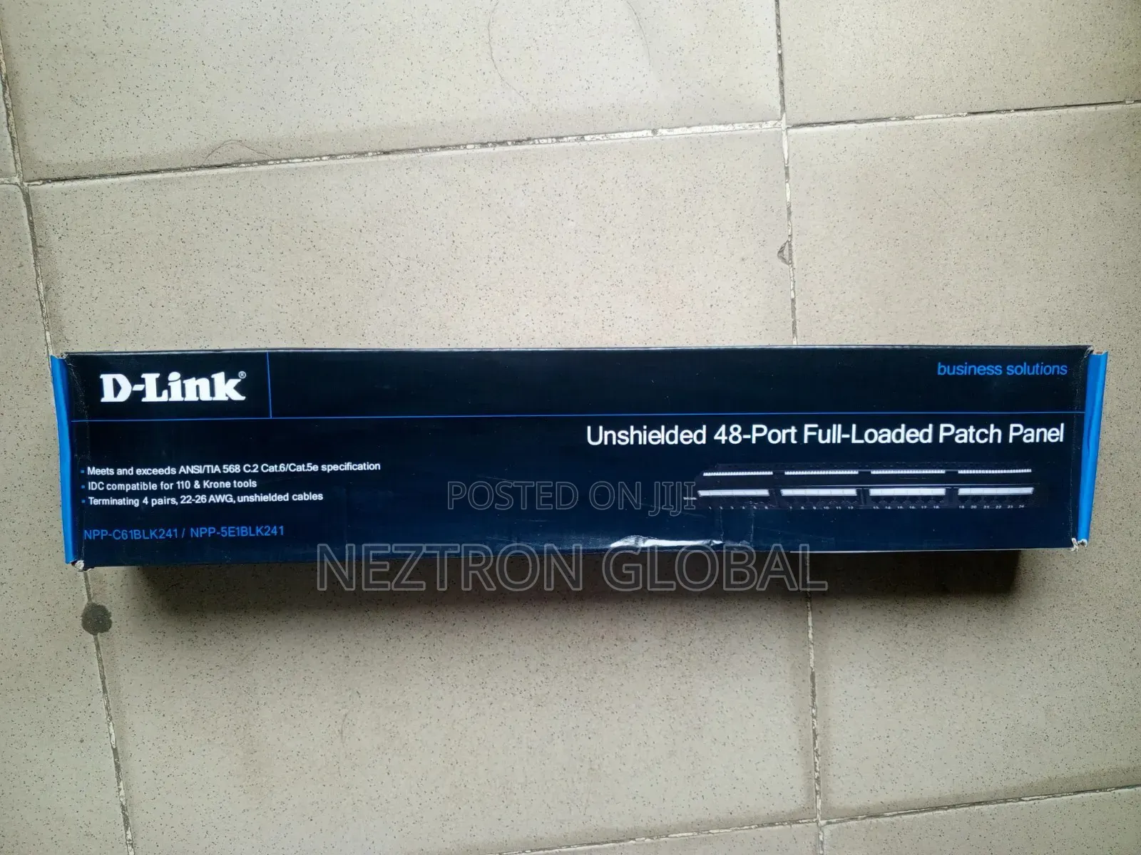 D-Link 24ports Cat6 Patch Panel