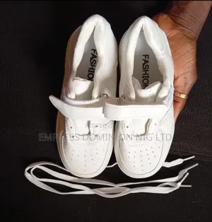 Kid's White Sneakers