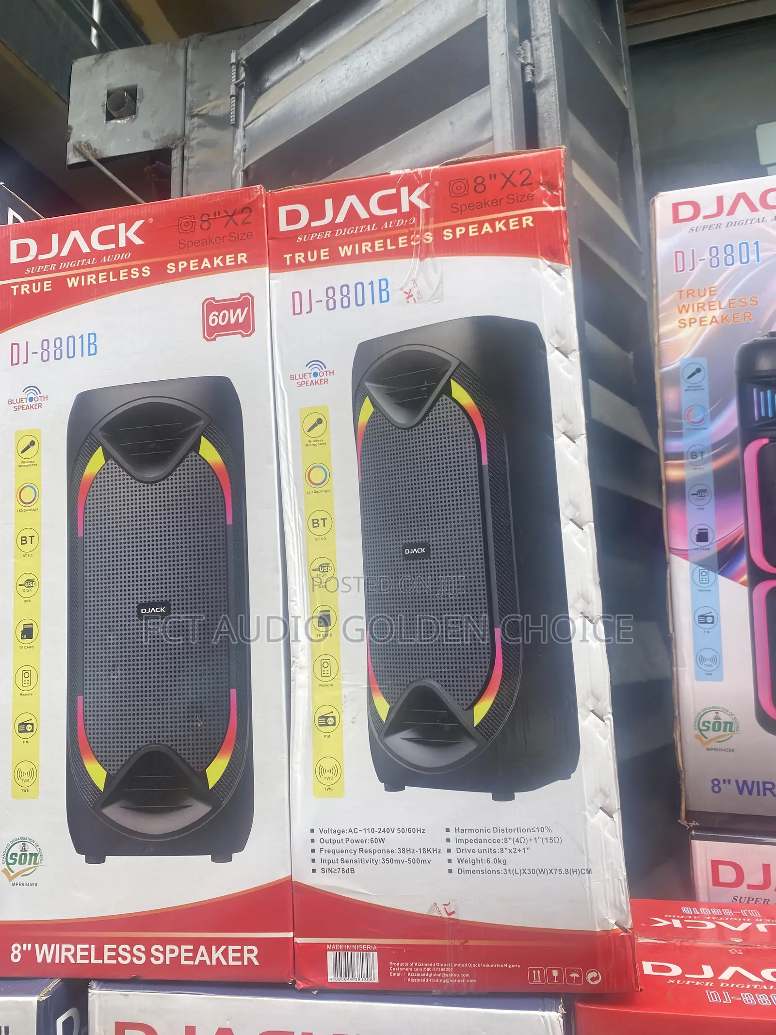 Djack 8801b Bluetooth Speaker