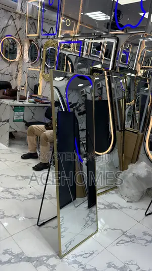Aesthetic Mirror Golden Frame