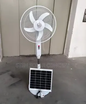 16 Inches 25W EST Rechargeable Solar Standing Fan
