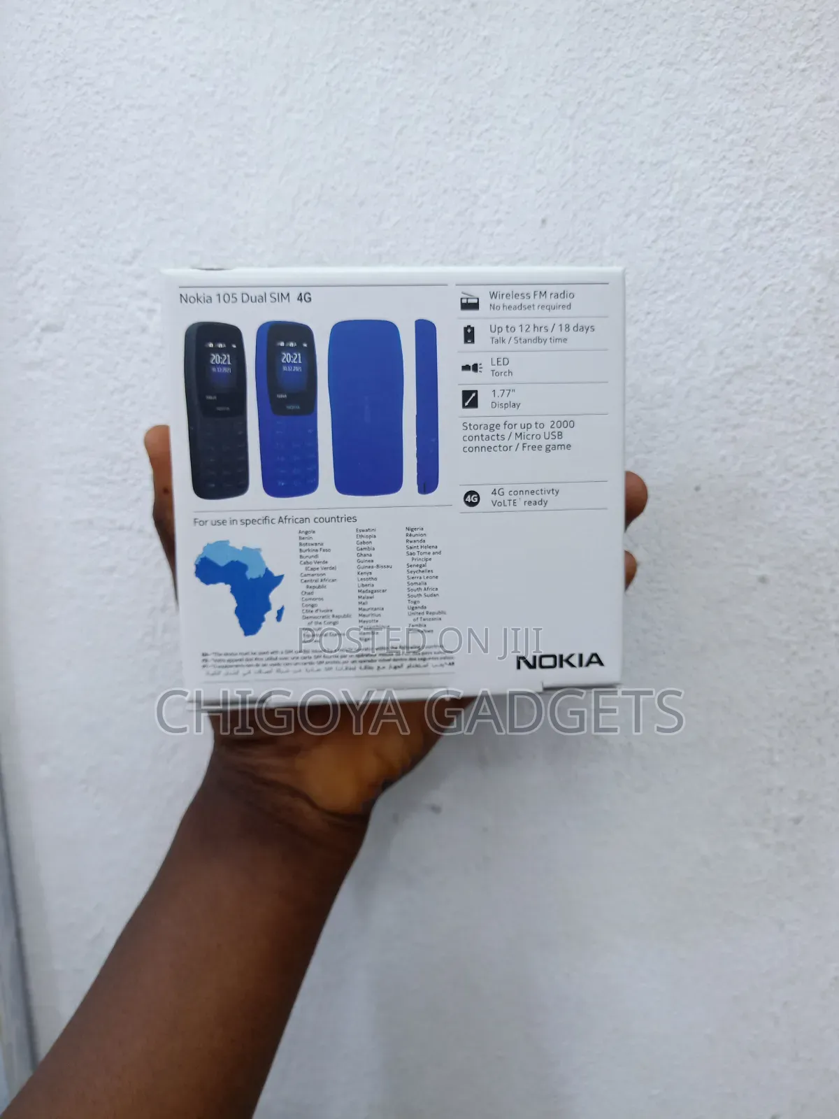 New Nokia 105 Black