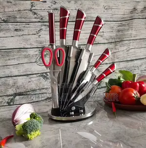 8-Piece Stainless Steel Kitchen Knife Set