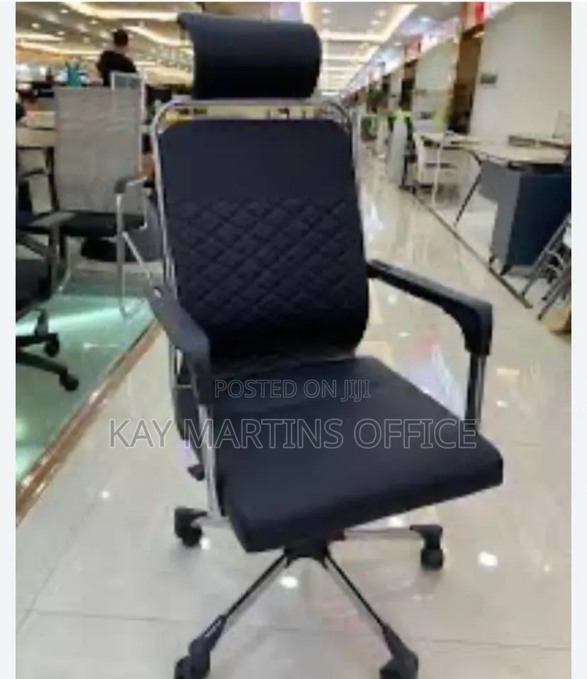 A Unique Quality Leather Chair With High Back