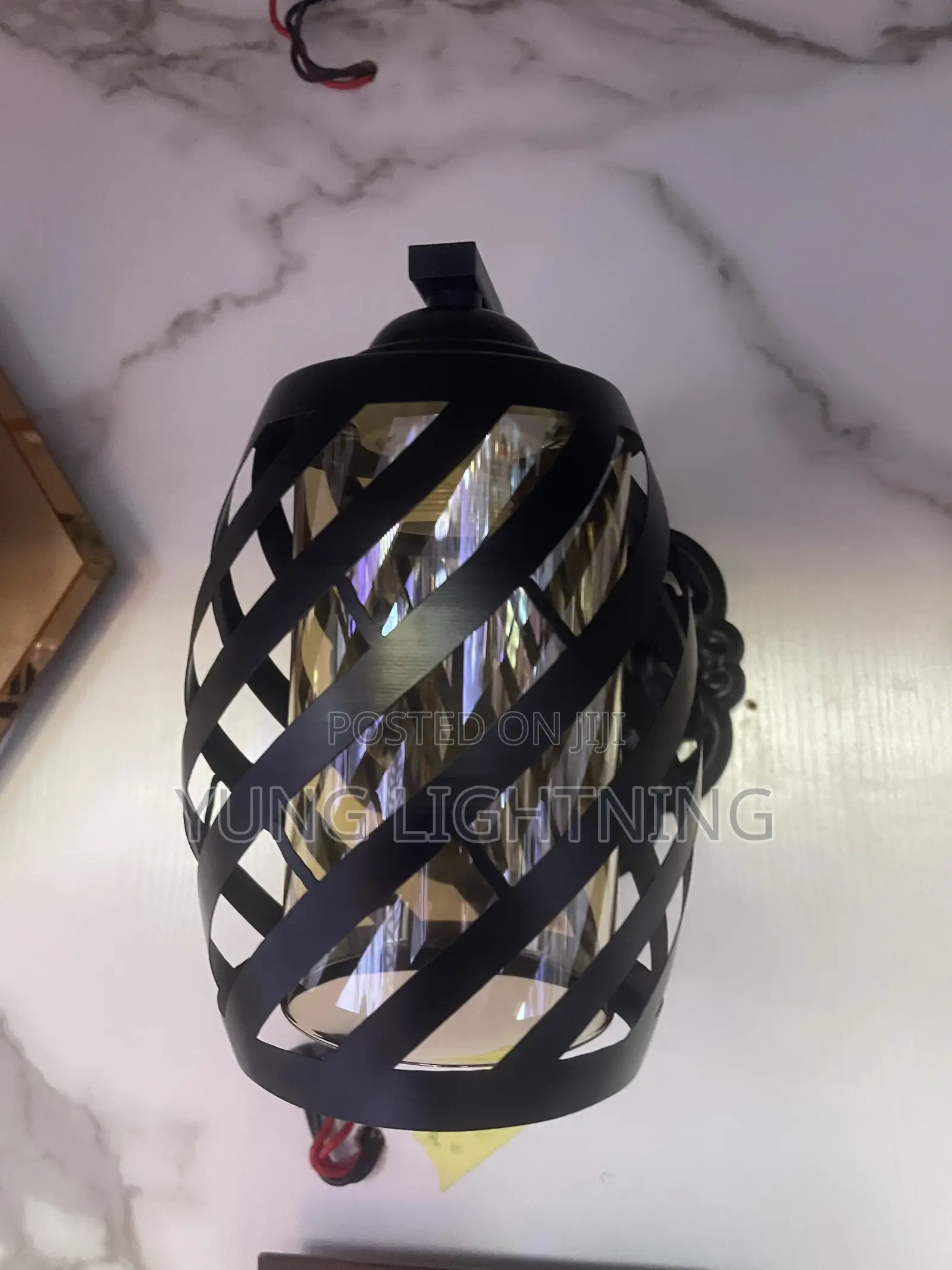 Luxury Modern Wall Light Elegant Gold Black Design
