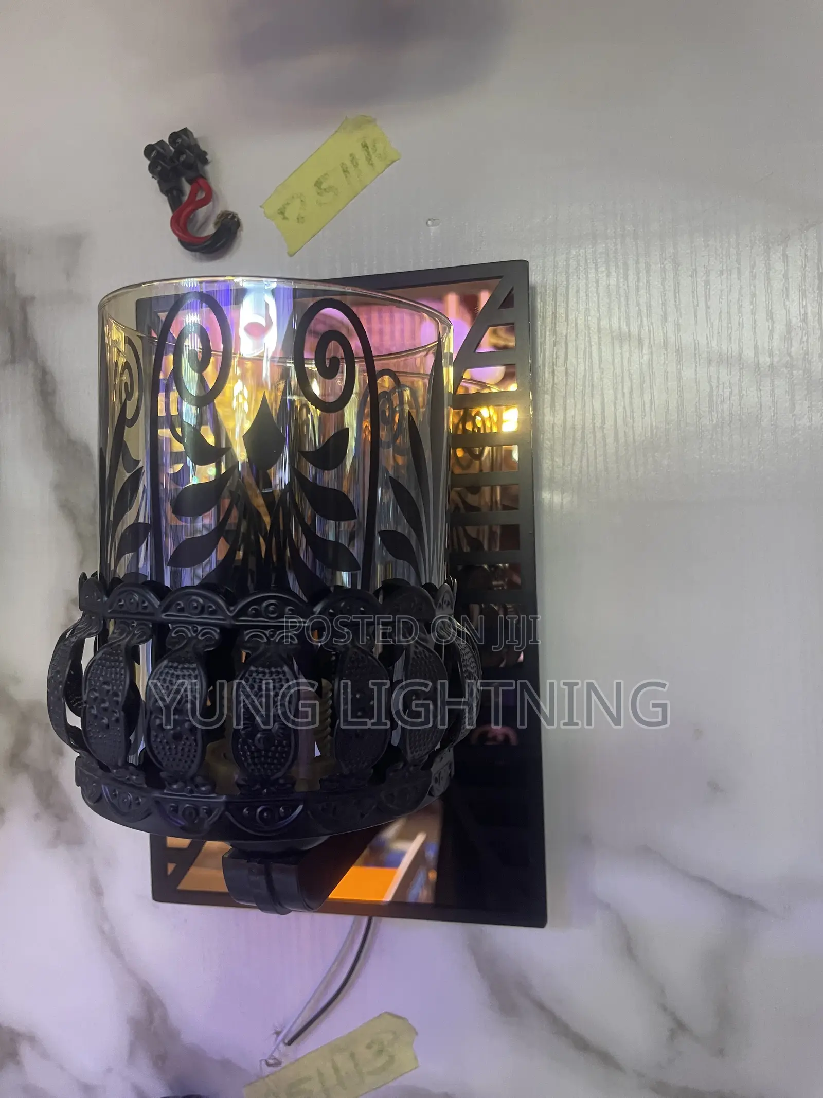 Luxury Modern Wall Light Elegant Gold Black Design