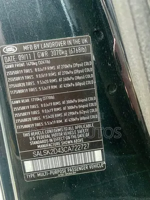 Land Rover Range Rover Sport 2012 Black
