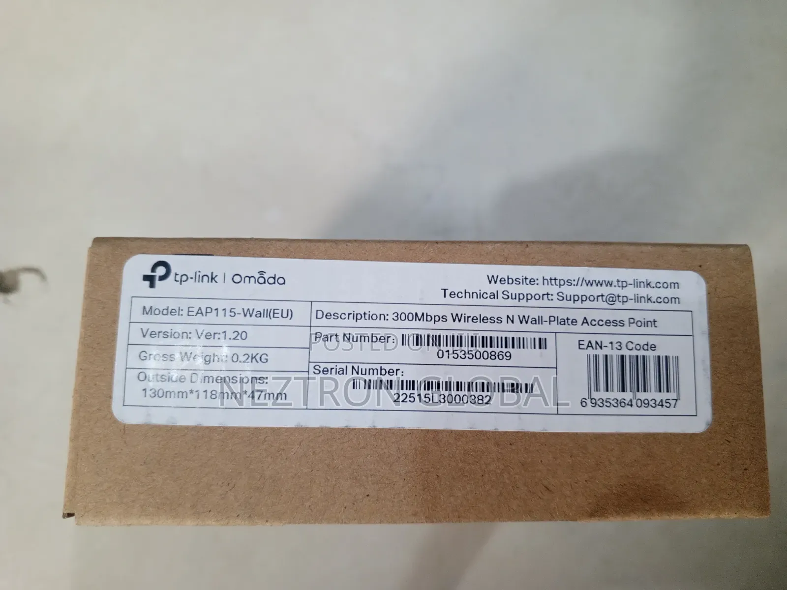 Eap115 in Wall, Wireless N Ap 300mbps