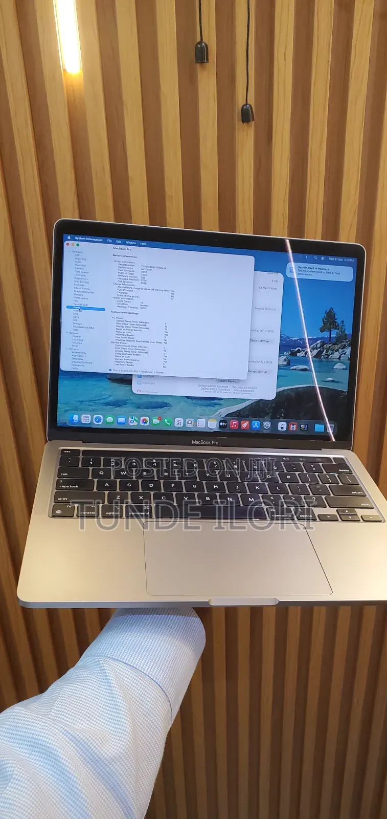 Laptop Apple MacBook Pro 2022 M2 8GB Apple M2 SSD 256GB