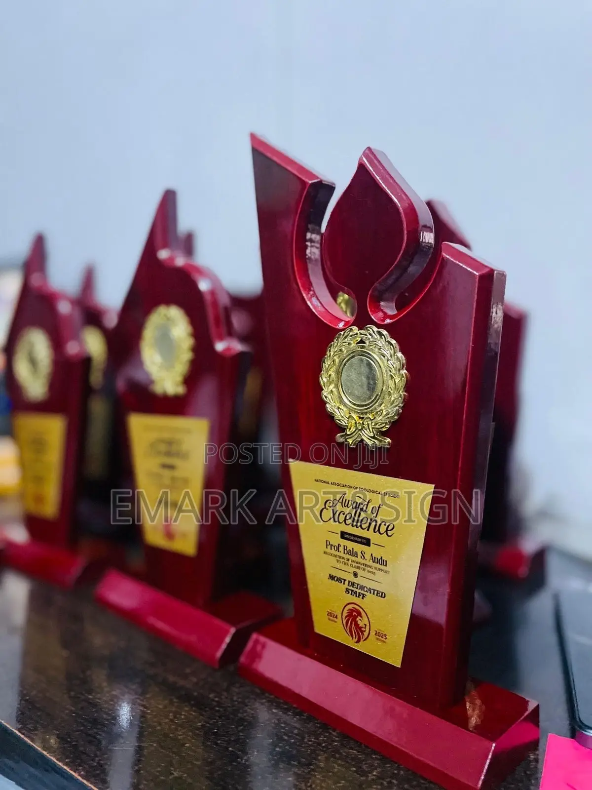 Wooden Award Plaque