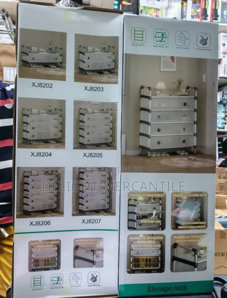 Shoe Rack With Cover 7 Layers