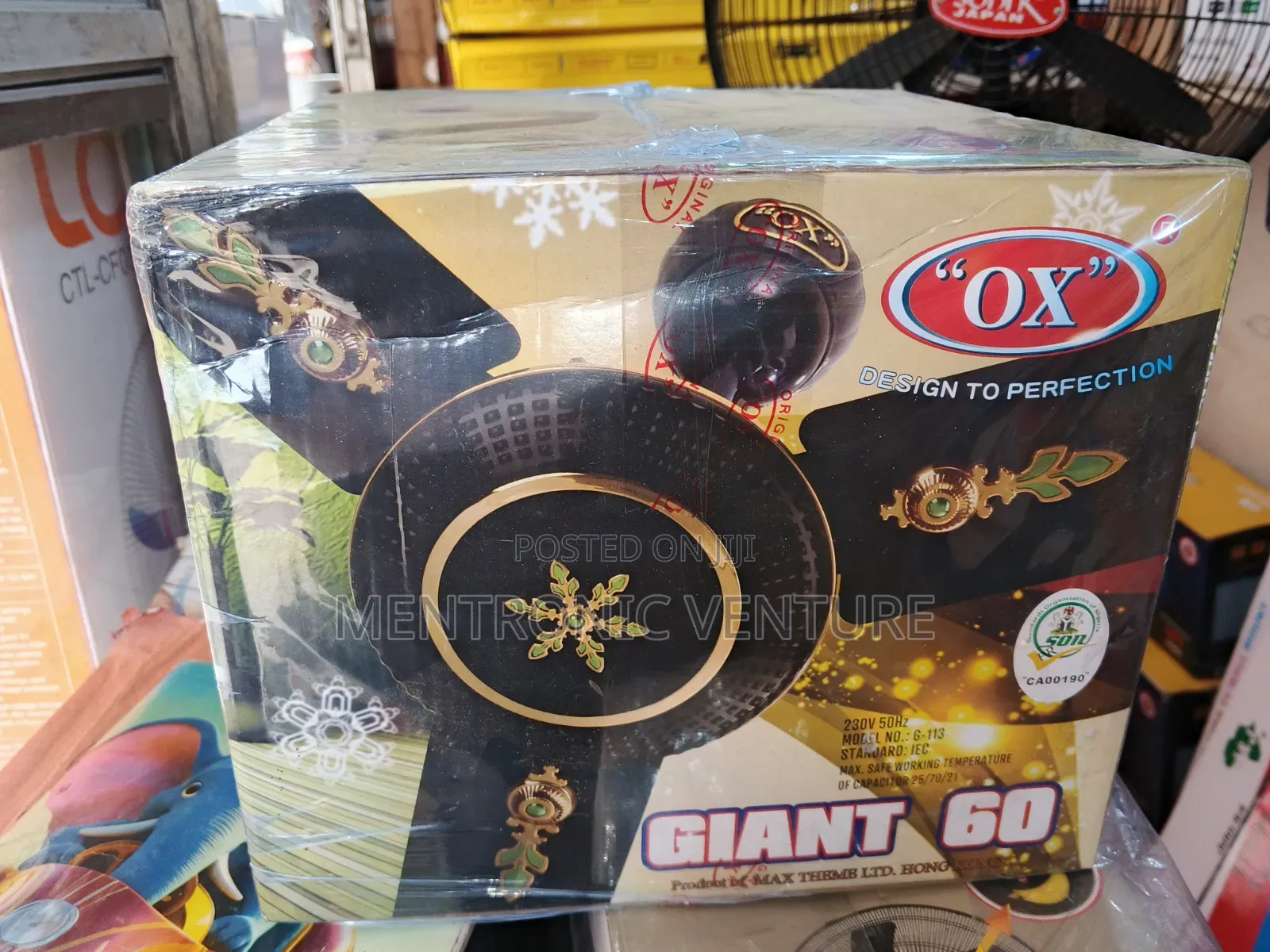 Ox Ceiling Fan 60 Inches