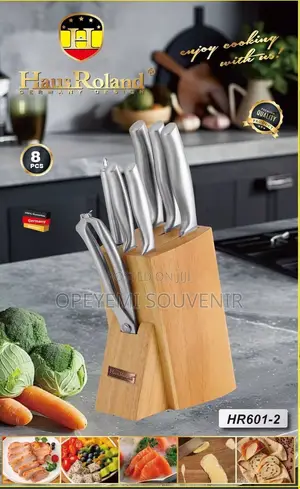 8-Piece Stainless Steel Knife Set