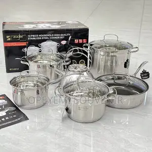 12-Piece Stainless Steel Cooker Set